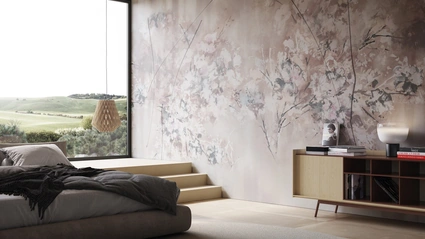 Carta da parati floreale moderna Aomi di Instabilelab