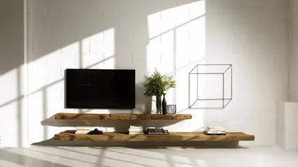 Mensole in legno secolare Line di Nature Design