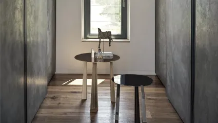 Tavolino Tao in metallo laccato di Bontempi