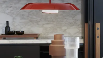 Lampada a sospensione Iride di Oluce
