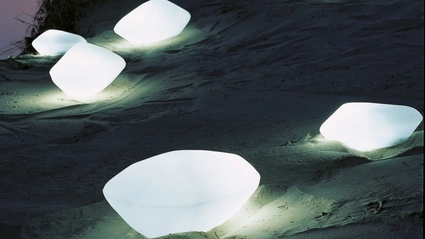 Lampada Stones Outdoor di Oluce
