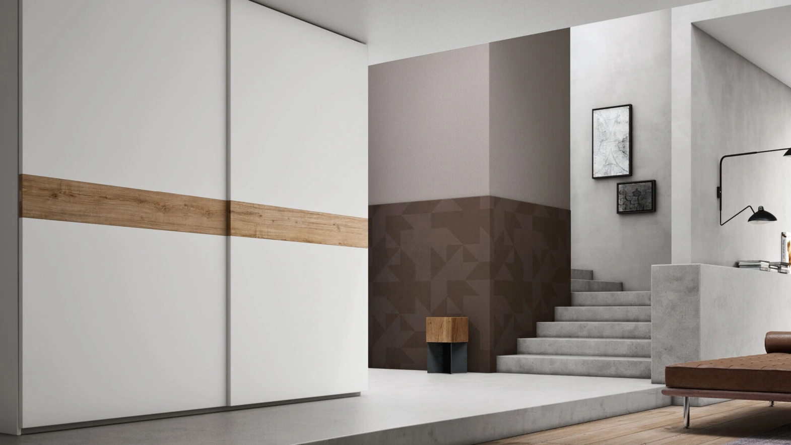 Armadio con anta scorrevole Dolly di Maronese