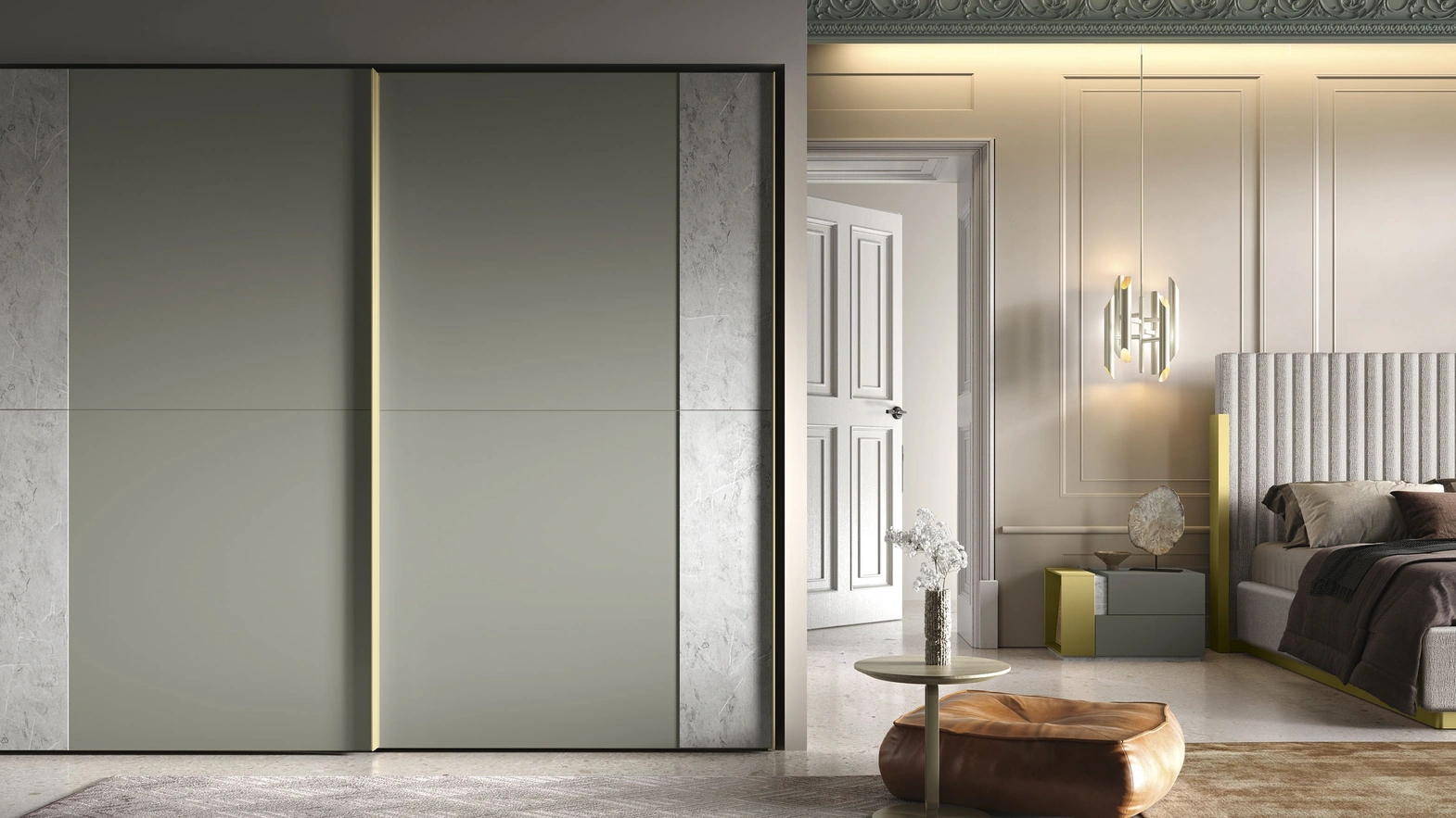 Armadio Era in laccato di Adriatica