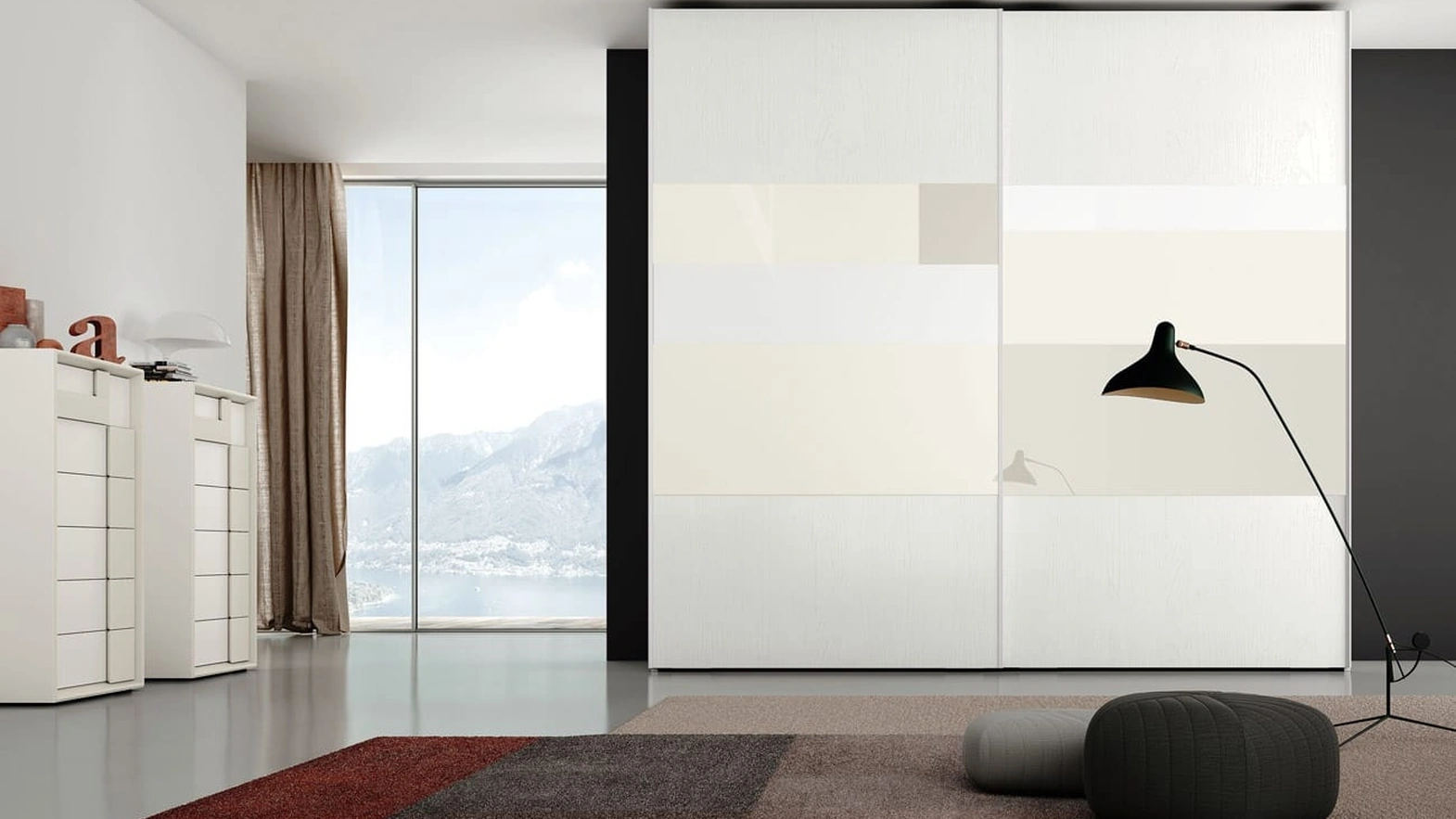 Armadio con ante scorrevoli London di Adriatica