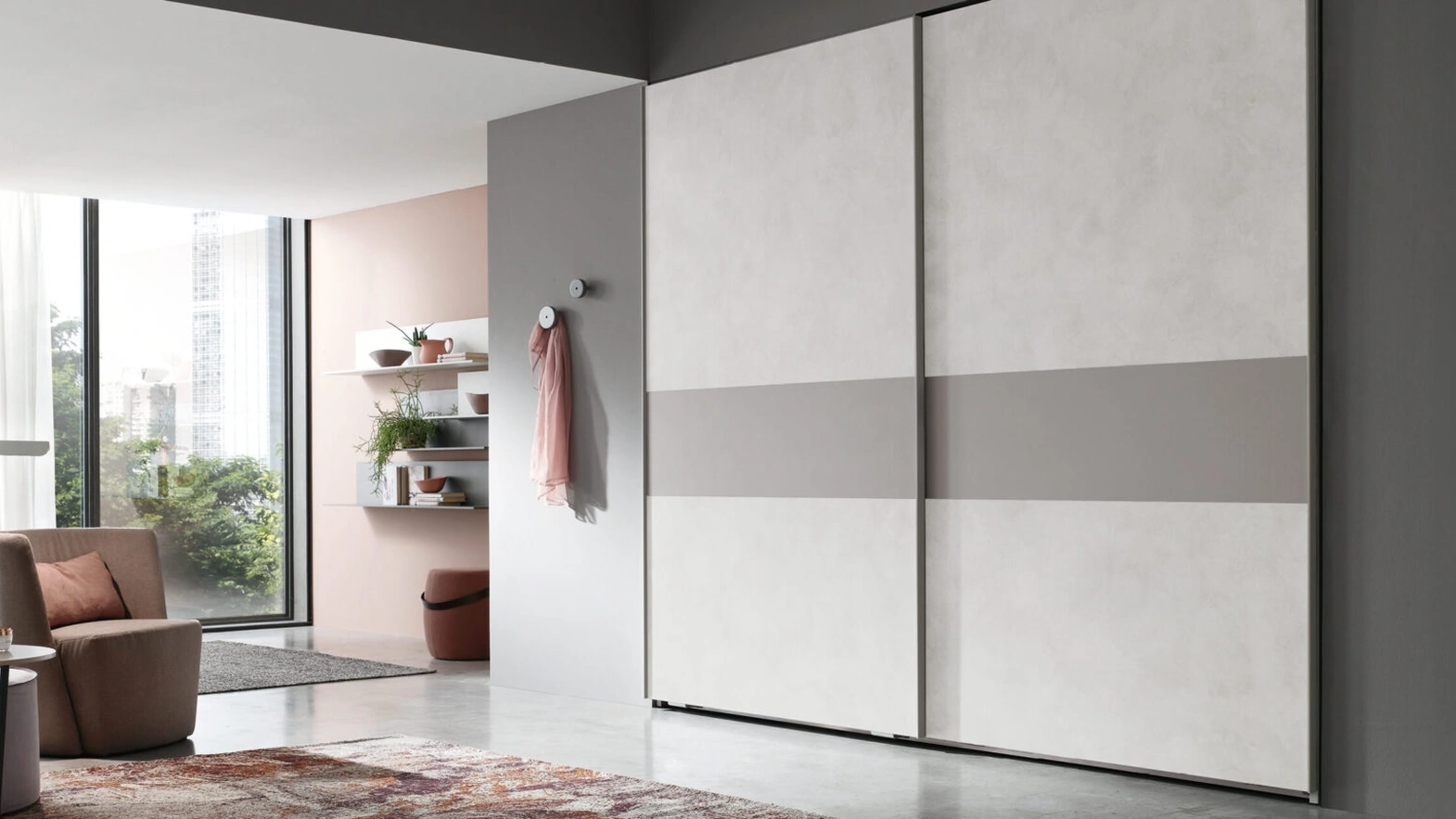 Armadio con anta scorrevole Next di Maronese