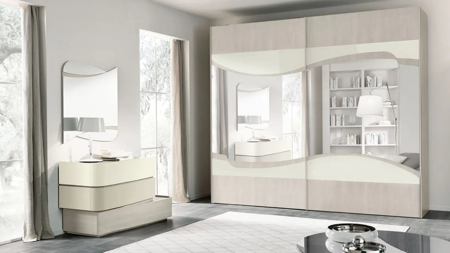 Armadio con ante scorrevoli Onda di Adriatica