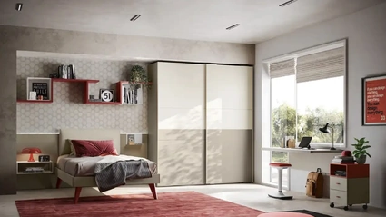 Cameretta per ragazzi Y107 di Moretti Compact Camerette