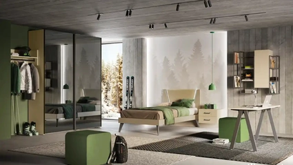 Cameretta componibile Y116 di Moretti Compact Camerette