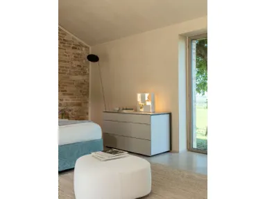 Comò in laccato opaco Juta di Flou