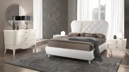 Letto in ecopelle Ambra di Adriatica