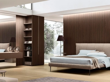 Letto imbottito Alby di Maronese