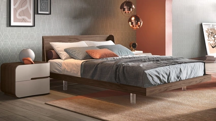 Letto con testiera Desmo di Adriatica