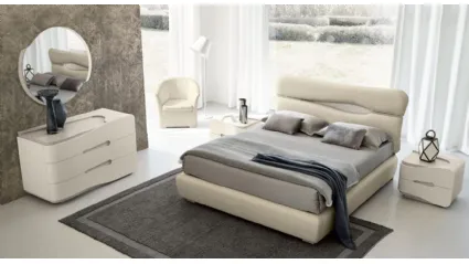 Letto imbottito Fly di Adriatica