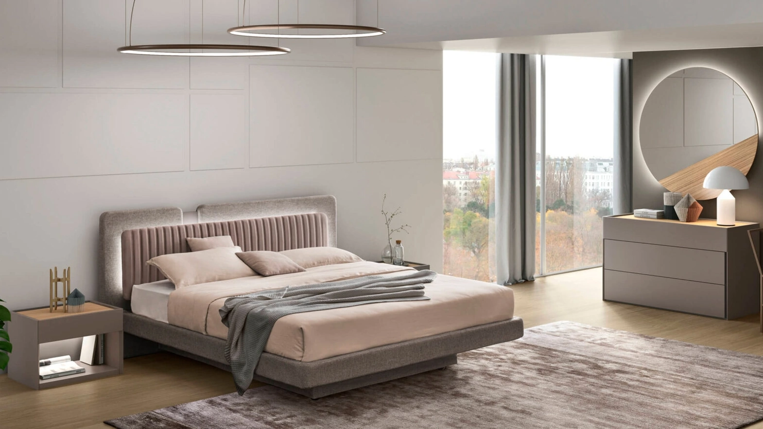 Letto imbottito Ginger di Maronese