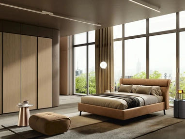 Letto imbottito Jacques di Febal Casa