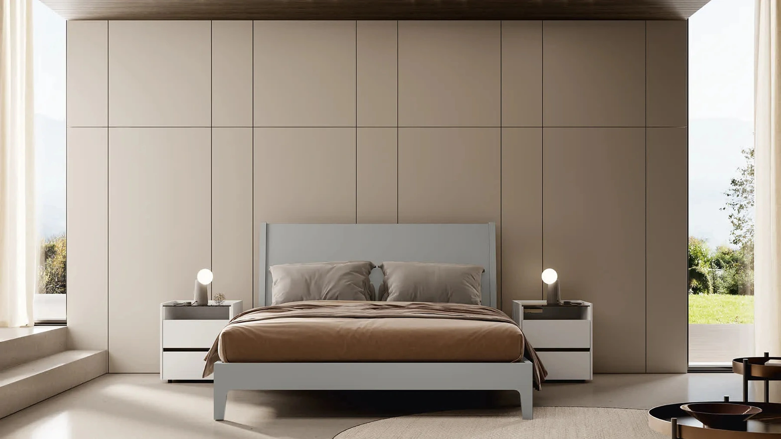 Letto con testiera Lisboa di Febal Casa