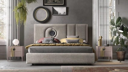 Letto imbottito Mood di Adriatica