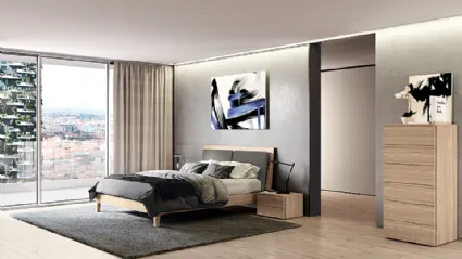 Letto con testiera Navona Soft di Febal Casa