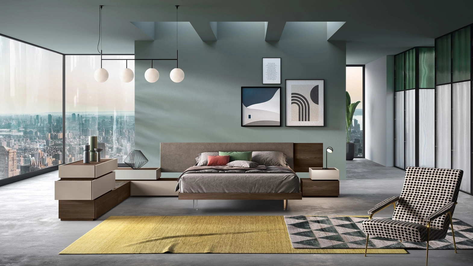 Letto matrimoniale Nest di Adriatica