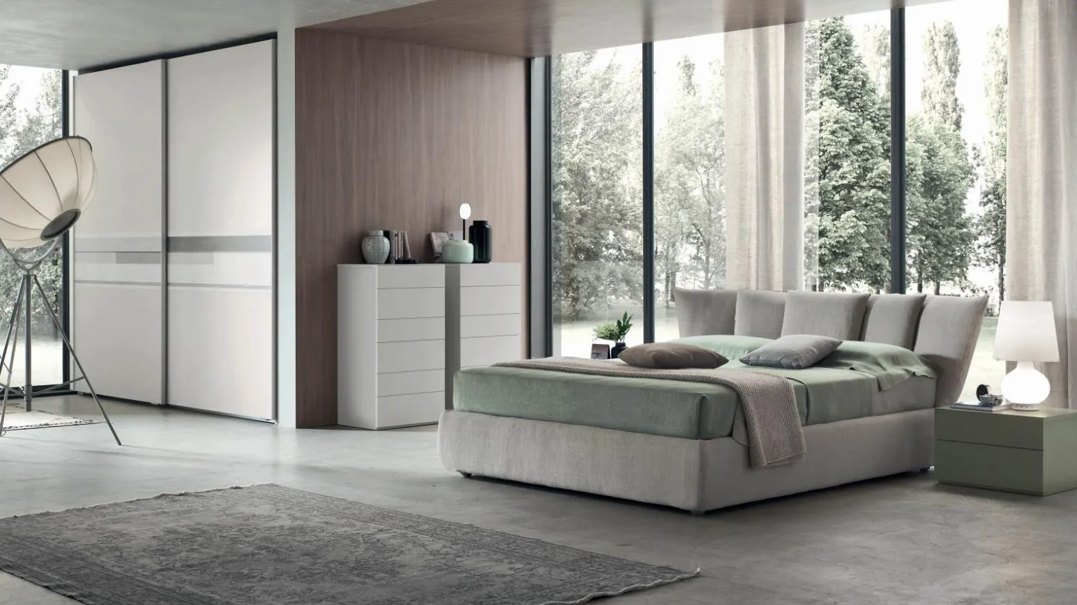 Letto con box contenitore Ninfea di Maronese Acf