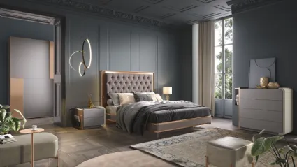 Letto imbottito Pasitea di Adriatica