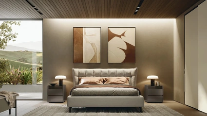 Letto imbottito Raphael di Febal Casa
