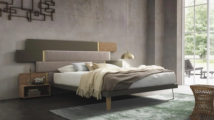Letto matrimoniale Regolo Imbottito di Mobilgam