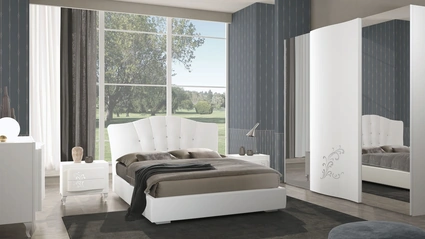 Letto imbottito Silvia di Adriatica