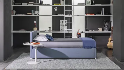 Letto singolo con letto estraibile Biss di Flou