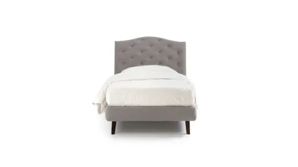 Letto singolo Lyle Capitonné di Noctis