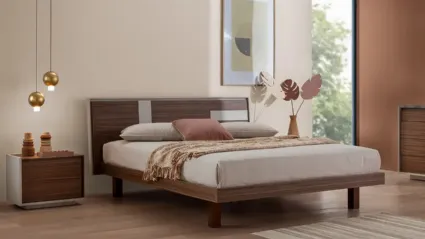 Letto in legno Solstizio di Le Fablier