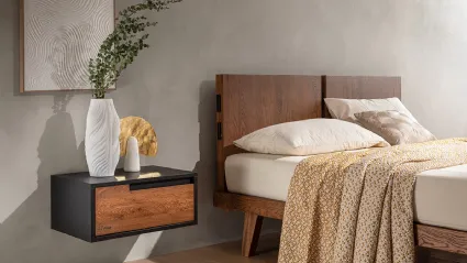 Letto Tangeri in rovere nodato di Le Fablier