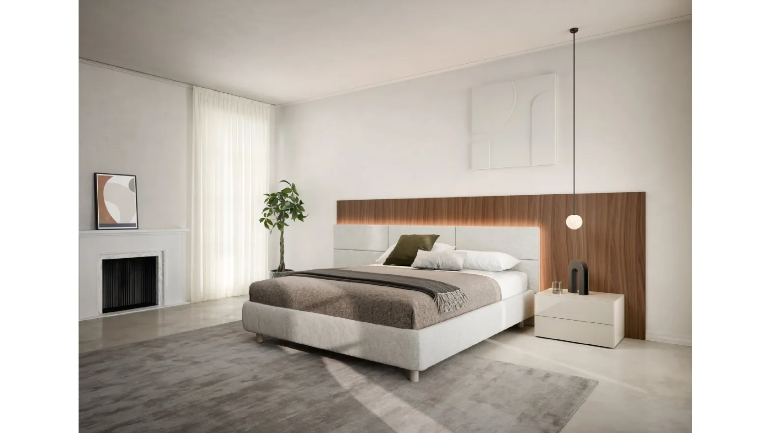 Letto Testiera Space di Novamobili