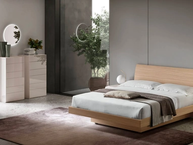 Letto con testiera e contenitore Vela di Maronese