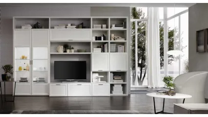 Libreria Gardenia GA0018 in Frassino Bianco di Maronese Acf