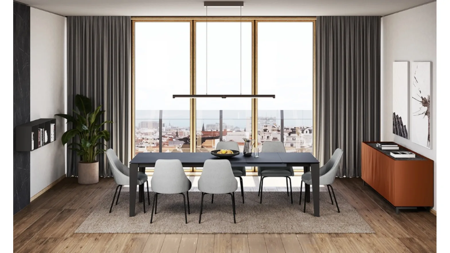 Madia Libeskind in legno laccato di Febal Casa