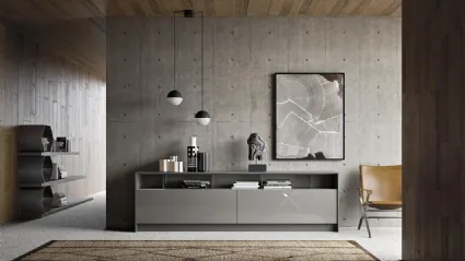 Madia Horizon Athea 976 in laccato lucido di Mobilgam