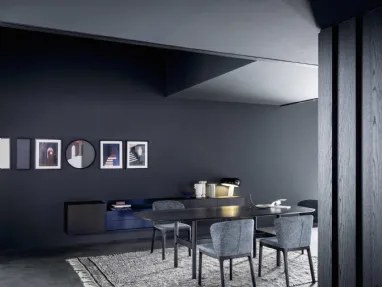 Mobile sospeso Box 18 in legno di Novamobili