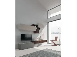 Parete Attrezzata Composizione Horizon 901bis di Mobilgam