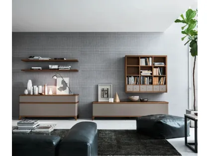 Parete Attrezzata Fiori di Loto composizione 05 di Le Fablier