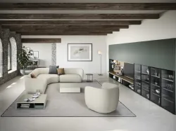 Parete Attrezzata Mensole e piani a muro 02 di Novamobili