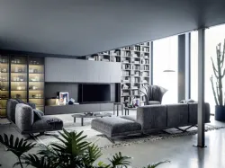 Parete Attrezzata Pannelli TV 01 di Novamobili