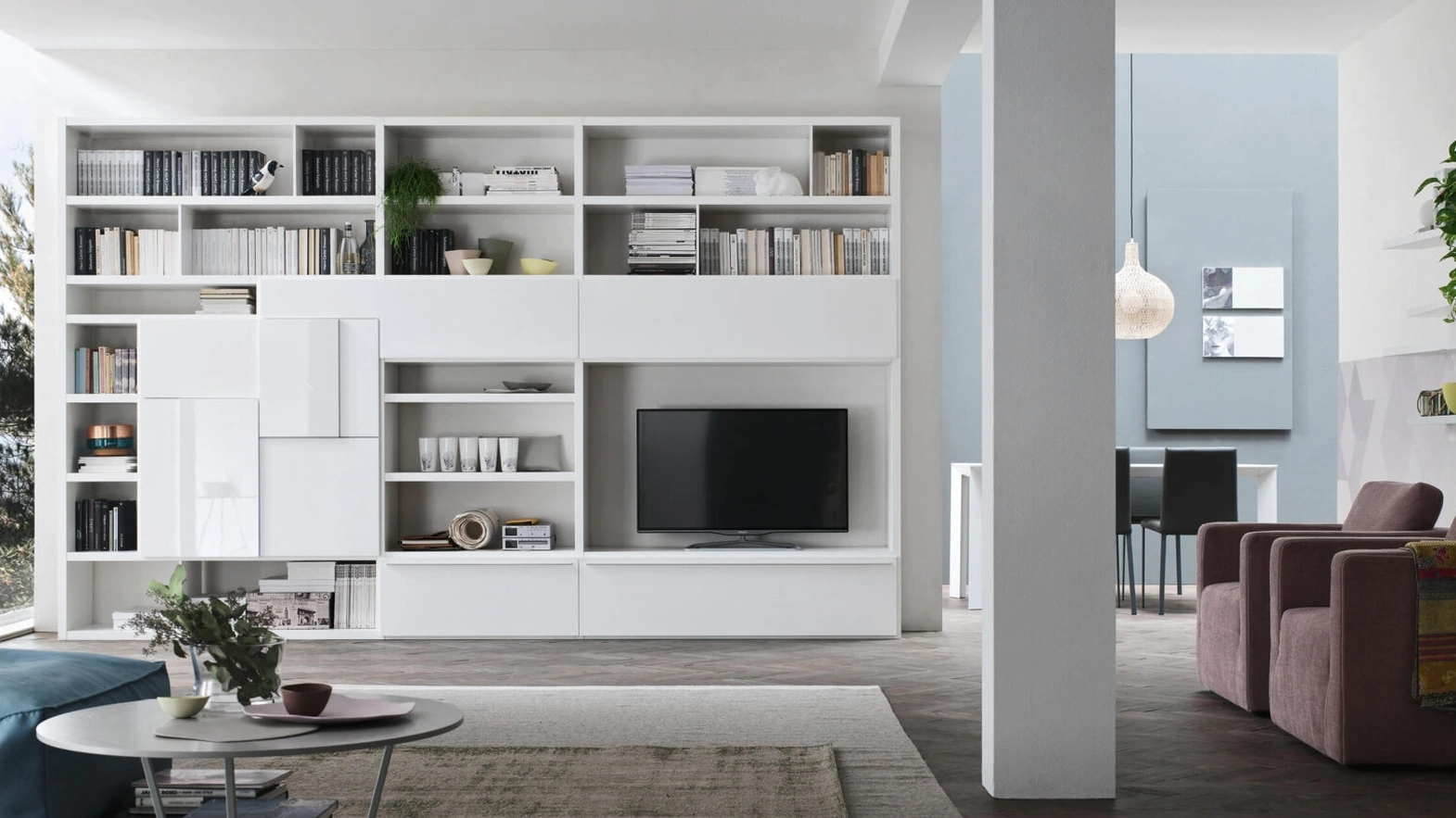 Parete Attrezzata Sistema Spalla Comp SA2214 di Maronese