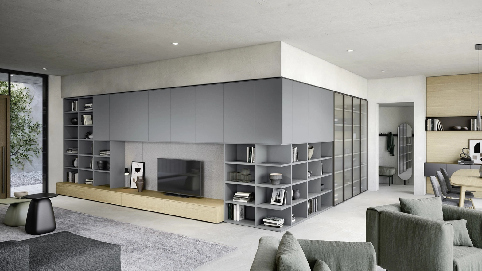 Parete Attrezzata Wall 30 06 di Novamobili