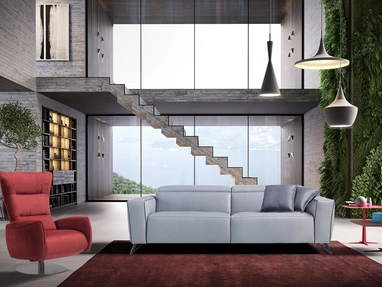 Poltrona relax Mira in microfibra di Egoitaliano