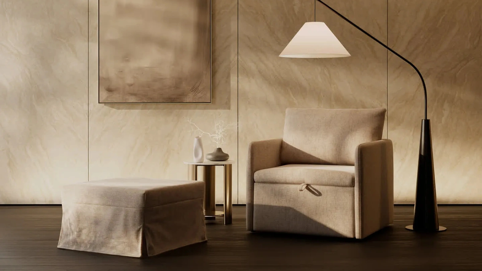 Poltrona classica Versa di Febal Casa