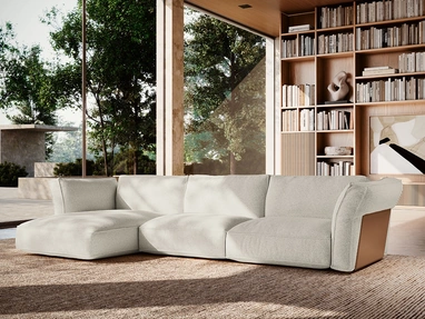 Divano con penisola Cocoon di Felis