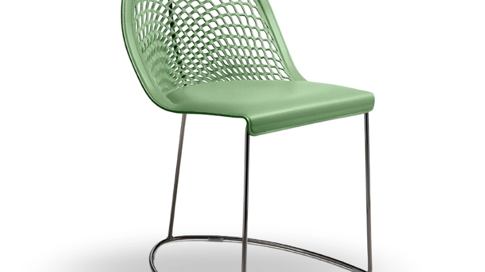 Sedia in cuoio Guapa di Midj