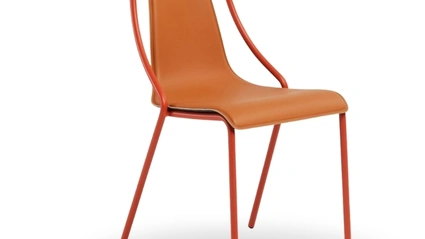 Sedia Ola in cuoio di Midj