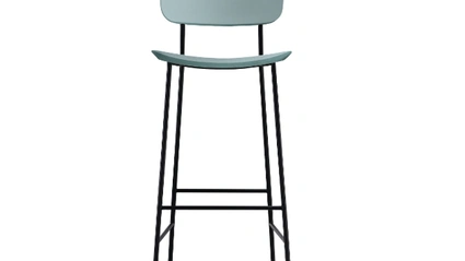 Sgabello in cuoio Master di Midj